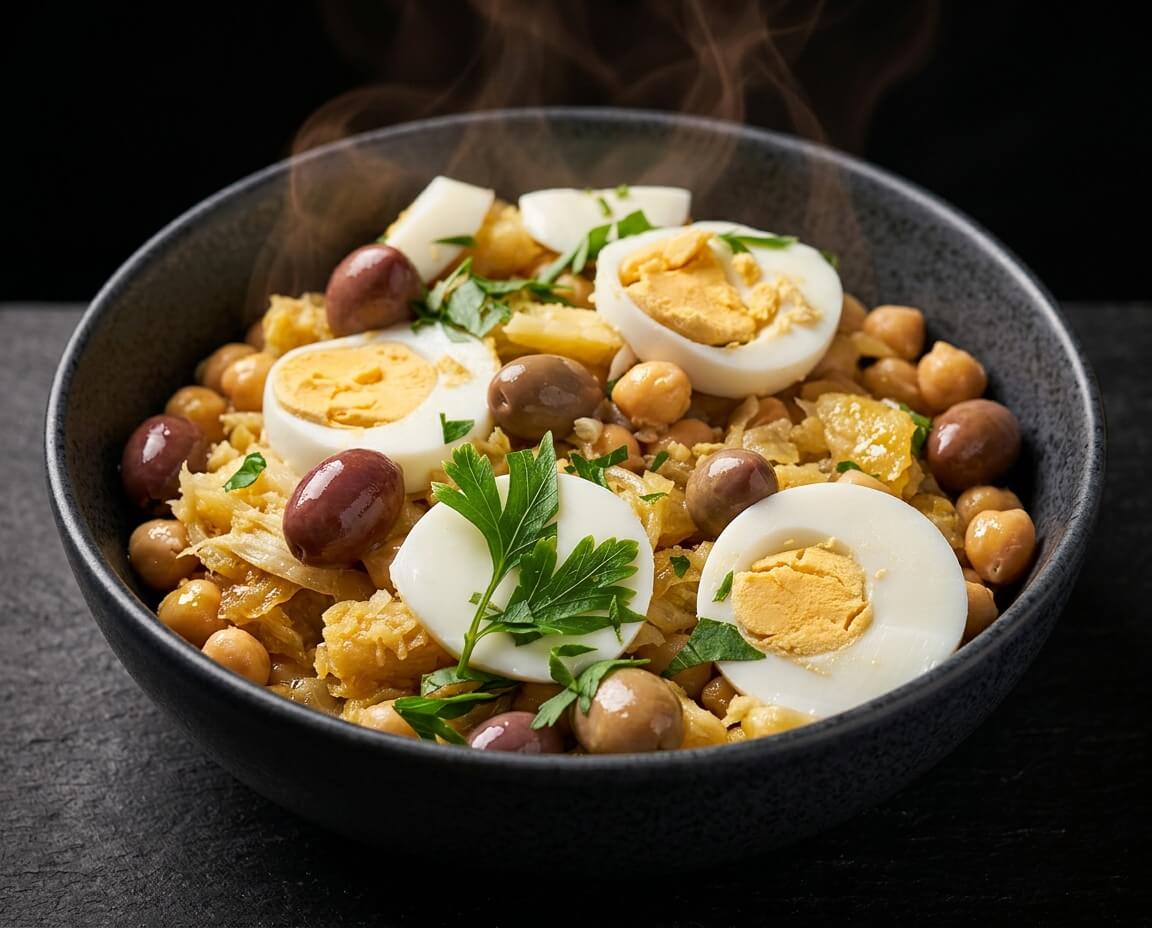 Bacalhau com Grão